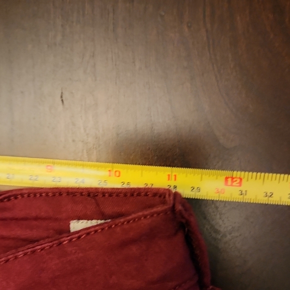 Judy Blue Women's Boot Cut Jeans in Burgundy - Picture 7 of 11